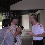 Richard talks with famed street performer Gazzo.