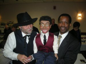 Richard with Mike Robinson and friend