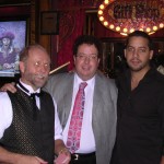 The three amigos! Richard with Bill Malone and David Blaine
