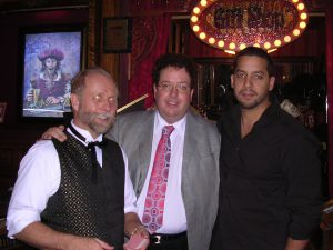 The three amigos! Richard with Bill Malone and David Blaine